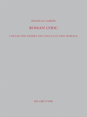 cover image of Roman Lyric